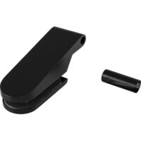 DORMA-Glas Türband Flügelteil Studio Rondo 10.230, Glas 8 mm, schwarz matt