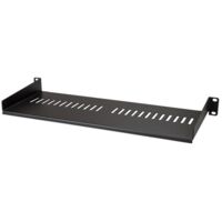 StarTech.com Vented 1U Rack Shelf - 7 in. Deep - Rack - Regal - Schwarz - 1U - 17.8 cm (7) (CABSHELF1U7V)