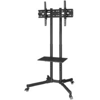 Hama tv stander trolley bis 75 vesa 600x400 schwarz