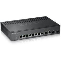 ZYXEL GS2220-10 EU region 8-port GbE L2 Switch with GbE Uplink 1 year NCC Pro pack license bundled (