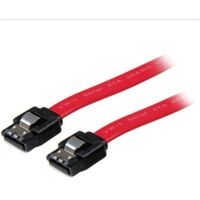 StarTech ST LSATA18 - Kabel SATA 6 Gb/s Bu. SATA Bu., 45 cm, rot, Metall