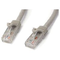 StarTech.com 3m Cat6 Gigabit UTP Patchkabel Snagless - Cat.6 RJ45 Netzwerkkabel - Grau