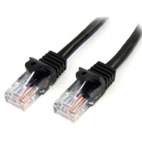 StarTech.com 3m Cat5e RJ45 UTP Netzwerkkabel Snagless - Cat 5e Patchkabel - Schwarz