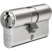 Wink-Haus AZ Doppelzylinder Schließzylinder LP 45 / 50mm Messing vernickelt matt