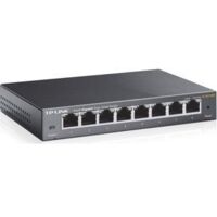 TP-Link TL-SG108E Managed L2 Gigabit Ethernet (10/100/1000) Schwarz