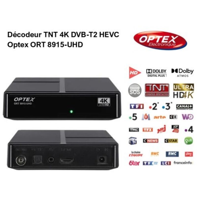 Adaptateur TNT HD GT Media V7 TT - Récepteur DVB-T2/T Et DVB-C Avec Wi-Fi Et Ethernet