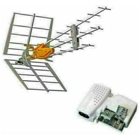 PACK TELEVES 149921 DAT BOSS Antenne UHF intelligente LTE700 (C.21 - C.48) Rateau + Alimentation 24V