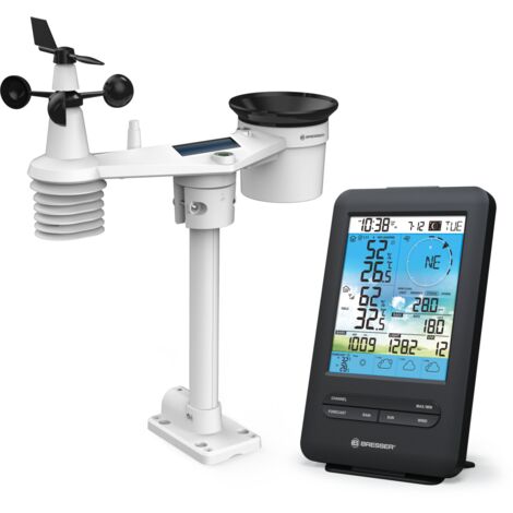 BRESSER Station météo WiFi 4CAST 4 jours avec capteur extérieur 7-en-1