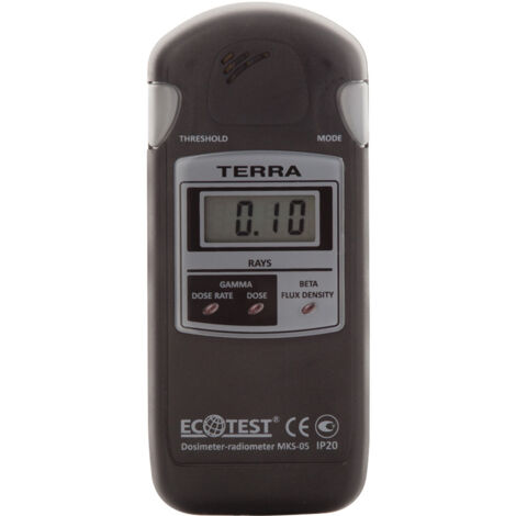 Détecteur de radioactivité nucléaire Compteur Geiger Dosimètre Radiomètre МКS-05 TERRA - Mesure Rayons Gamma X Particules Bêta, Accumulation de dose, Horloge (1/5)