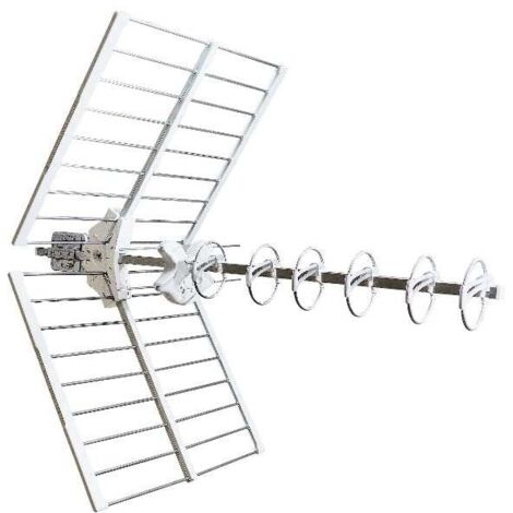 Antenne UHF Fracarro Sigma X 700 - Gain élevé 15 dBi, Filtre LTE 700 intégré, Polarisation H ou V, 470 – 694 MHz