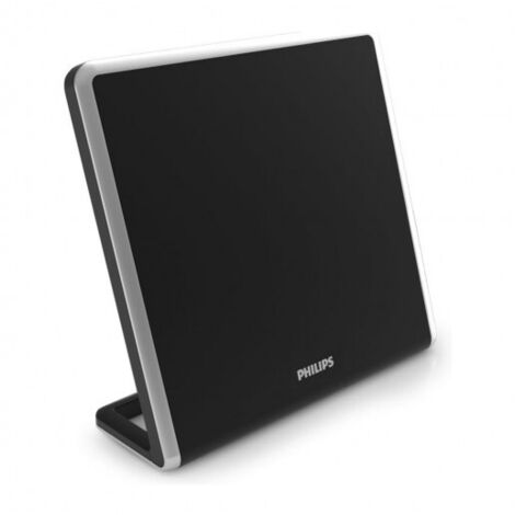 Philips – Antenne TV numérique d'intérieur 360° – Amplificateur 49dB – Filtrage interférences 3G/4G/LTE – Fixation murale discrète - SDV7220