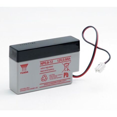 Batterie Plomb AGM NP0 8 12 12V 0 8Ah YUASA Batterie s Batterie Plomb AGM NP0 8 12 12V 0 8Ah YUASA Batterie s