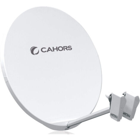 Antenne Satellite - VISIOSAT - 140880 - Parabole - Gain 37,5-38,25 dBi - Dimensions 75x80 cm