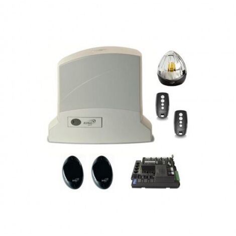 Kit de motorisation de portail coulissant 400kg – Moteur 24V silencieux – Alimentation 230V – Usage semi-intensif