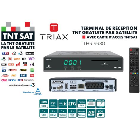 Récepteur Satellite HDTV avec lecteur de carte suisse CANAL+ | Acheter