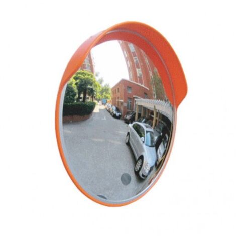 Miroir de Circulation Routière Convexe 60cm Surveillance et Contrôle Sortie Garage en Sécurité MI60N