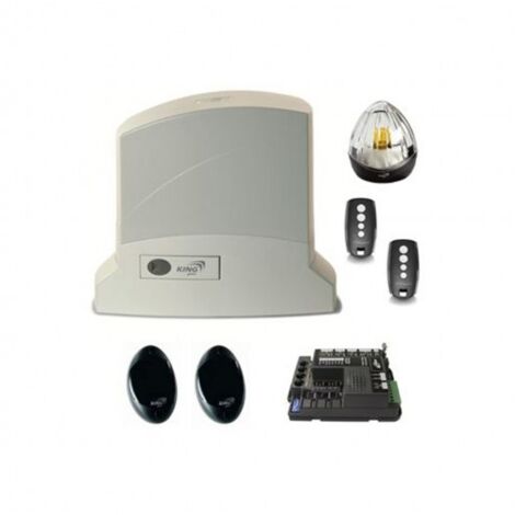 Kit de motorisation de portail coulissant 600kg – Moteur 24V intensif – Alimentation 230V – Roulements à billes pour fonctionnement silencieux - 600FRG8 (1/5)