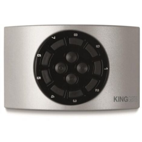 Clavier radio à combinaison numérique King Gates NOVO DIGY - 4 canaux - 433.92 Mhz, IP54, 2 x 1.5V - Portée de 100 m, code tournant (1/5)