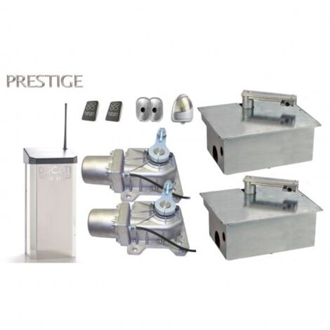 Kit Motorisation Portail Ducati Home Automation GEO 1048B - Pour portails à 2 vantaux battants jusqu'à 2,5m max 500 kg par vantail (1/5)