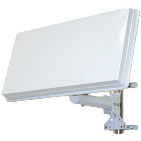 Sedea – Antenne parabolique plate 1 sortie – Réception satellites Eutelsat 16° et Astra 19,2° – Gain 33,7 dB – Fixation universelle