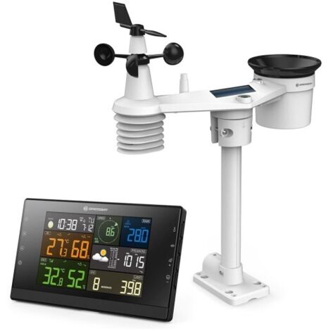 Station Météo Centre météorologique WiFi BRESSER Profi-WSC avec capteur 7 en 1 (1/5)