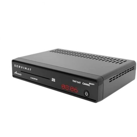 SERVIMAT Récepteur TV Satellite HD Carte TNTSAT V6 Câble 12V Déport IR 1.80m