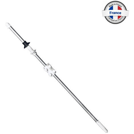 Mât Droit Traversant Pour Antenne TV Caravane TONNA - Longueur 1,6 m, Diamètre 30mm, Pour Camping Car Caravane