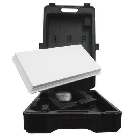 Antenne Plate - SELFSAT - H30D TRAVELLER - Double Polarisation - Blanc - 517x277x58mm