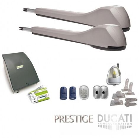 Kit Motorisation Portail Ducati Home Automation EVE 948T - pour portails à 2 vantaux battants maxi 5m 500kg chaque vantail 2cm/sec (1/5)