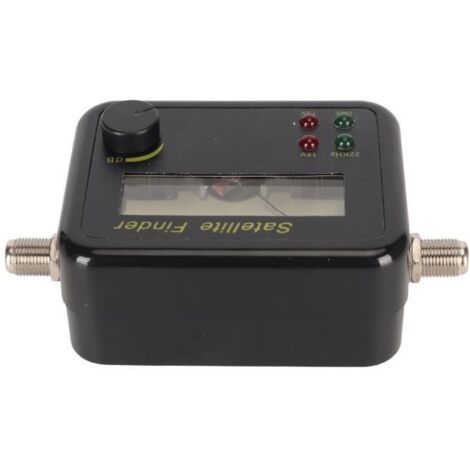 Détecteur Satellite Portable Sat Finder Numérique - Testeur Signal TV Avec Boussole, Batterie Rechargeable, Affichage LED