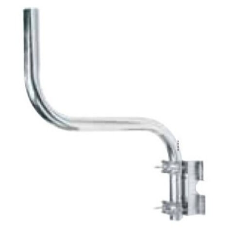 Kit fixation murale en s diametre 40mm deprot 46cm Erard 800933