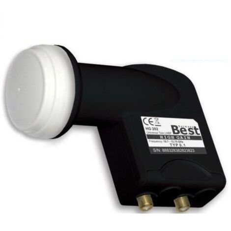 LNB Twin Best Germany HIGH GAIN 70 dB (1/2)
