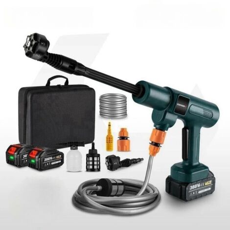 Nettoyeur haute pression électrique 3500W – Pression 200 bars – Moteur Brushless – 2 batteries 2.0Ah – Accessoires inclus – M-E