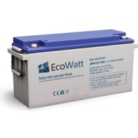 Batterie 150ah 12v Gel décharge Lente-Ecowatt