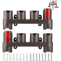 Zubehörhalter für Dyson Gen5 V15 V12 V7 V8 V10 V11 SV10 SV11 Staubsaugerzubehör, Dyson Zubehörhalter (10 Aufbewahrungssteckplätze, 2er-Pack)