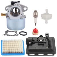 799868 Carburatore con 498170 799872 Base filtro aria, compatibile con 124l02 124t02 124t05 124t07 Ca