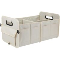 Bolsa de almacenamiento multiusos, 30 x 44 x 60 cm - 2 grandes compartimentos e insertos para productos de limpieza, hogar, bricolaje, coche y jardín