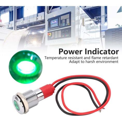 Gebildet 12 Stücke AC220V-380V 22mm LED Leuchtmelder Signalleuchte Kontrolleuchte, LED-Anzeige Pilot Signallampe, AD16–22D/S (Rot/Gelb/Blau/ Grün, Jede Farbe 3 Stück Gebildet 12 Stücke AC220V-380V 22mm LED Leuchtmelder Signalleuchte Kontrolleuchte, LED-Anzeige Pilot Signallampe, AD16–22D/S (Rot/Gelb/Blau/ Grün, Jede Farbe 3 Stück