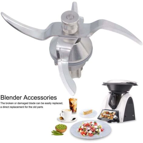 Lame De Rechange Premium Pour Thermomix TM31 – Couteau 4 Lames En Acier Inoxydable Avec Joint D'Étanchéité