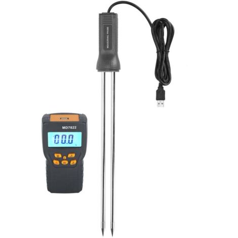Feuchtemesser, Getreidefeuchtemessgerät, digitaler Getreidefeuchtetester for Weizen, Mais, Gerste, Futter, Sojabohnen, Erdnusssamen, Baumwolle Bestimmen Sie den Feuchtigkeitsgehalt