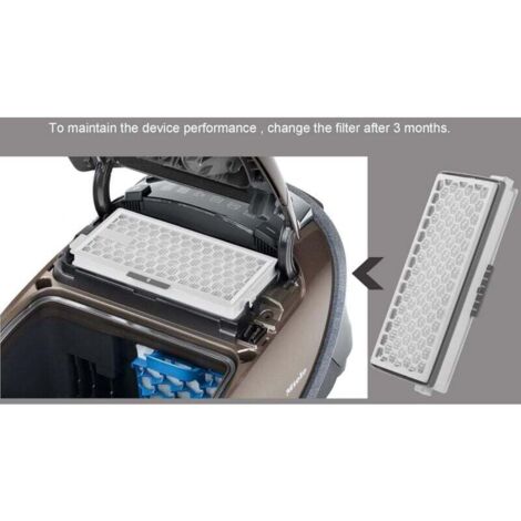 3 Stuks Filters Air Clean Plus 50 voor Miele Compact C1, C2, Complete C2, C3, S8340, Guard S1/L1/M1 stofzuiger met 3 Motorfilters en 3 Uitlaatfilters voor S4000, S5000, S6000 & S8000-Serie