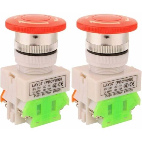 PEREL 86A11 Dip-Drucktaster – Digitast Mit Roter Kappe, 5mA/24V, 200.000 Zyklen
