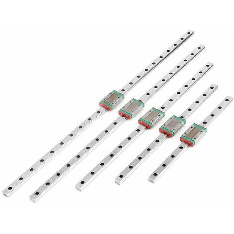 MGN12 Linearschienenführung 250 Mm Mit Schlittenblock – Aus Lagerstahl, Für 3D-Drucker & CNC-Maschinen