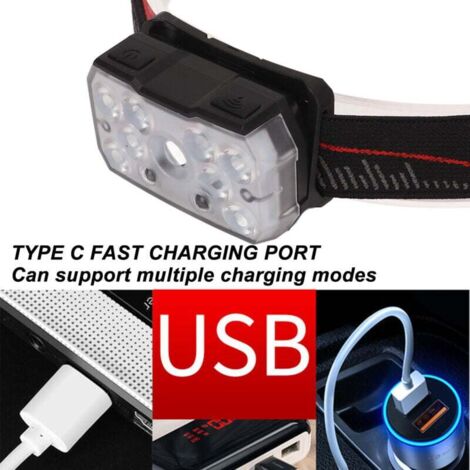 Fahradlichterset Led Fahrradlampe Set 4 Stück Fahrradlicht USB Wiederaufladbar Im Kinderwagen Licht Sigma Fahrradlicht Fahrradlicht Kinder