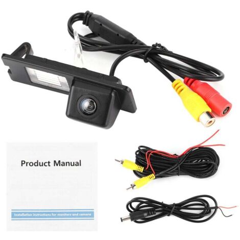Kalakass HD CCD achteruitrijcamera nummerplaat kentekenplaat parkeerhulp nachtzicht compatibel met VW New Beetle Passat CC 4D Phaeton Scirocco Polo Golf EOS LUPP Leon Superb Combi