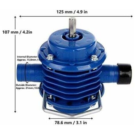 Walfront 24 V Mini-Zahnradpumpe – Selbstansaugend, Kunststoff, 1,88 L/min, 2,7 Kg Druck, Für Kaffee, Sprinkler, Wohnmobil