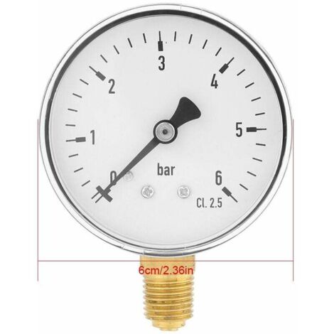 SMC Druckmessgerät Tafelmontage Analog -100kPa → 100kPa R1/8 SMC Druckmessgerät Tafelmontage Analog -100kPa → 100kPa R1/8