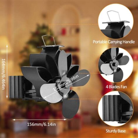 Produktbild von 2er-Set Kaminlüfter-Motor-Generatorplatten – 40x40 Mm, Halbleiter, Leicht & Umweltfreundlich, Ersatz Für Ofenlüfter, Hohe Wärmeumwandlung