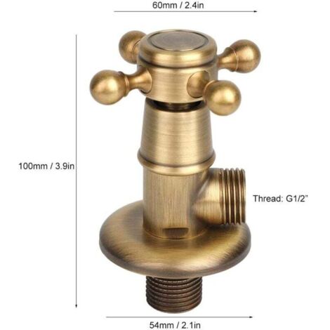 Produktbild von Messing-Winkelventil Für Gas, Luft & LPG – Mit Widerhaken, 8 Oder 10 Mm, 1 MPa