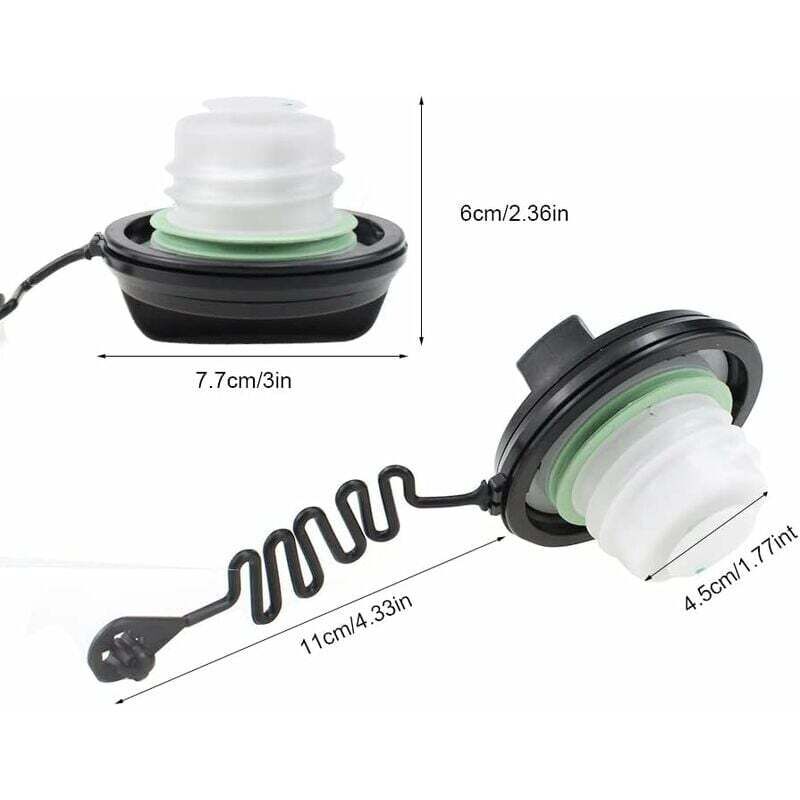 Tappo Carburante Universale In ABS – Sostituzione Per Ford Transit, Fiesta MK5 (2001-2008) E Altri. Tenuta Ermetica. - 3
